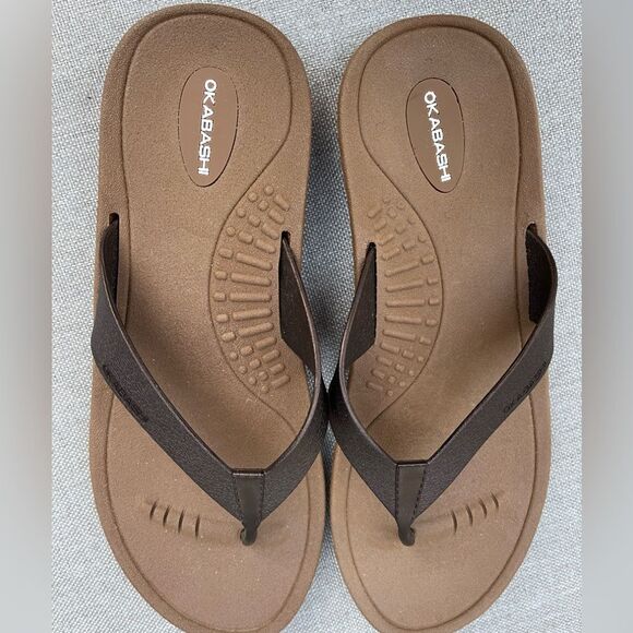 Okabashi Breeze flip flops, flexible strap, very comfortable, new, M/L, fits 8.5 - Picture 5 of 7